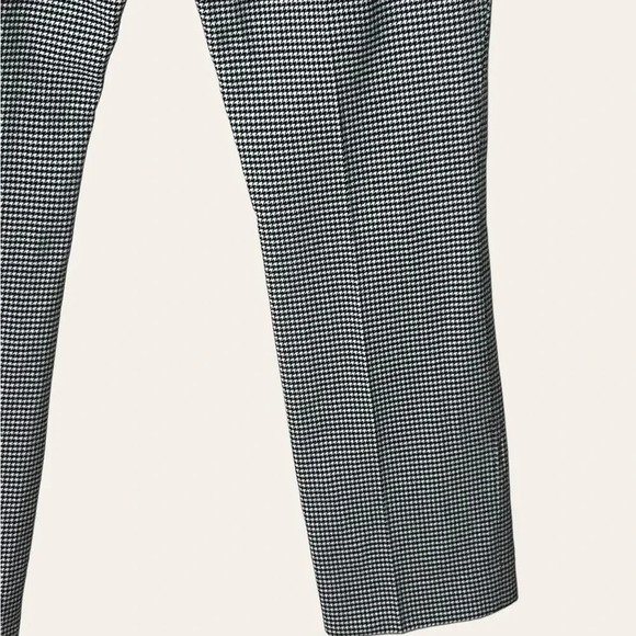 0413. Theory CROPPED‎ TROUSER HOUNDSTOOTH PATTERN BLACK/WHITE IN COLOR SIZE 2 - Picture 16 of 16